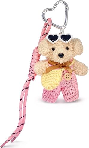 سحر Bear Keychain Bag المحفظة سحر مفاتيح لطيف للنساء حقائب اليد ، حقائب الظهر ، محفظة in Kuwait