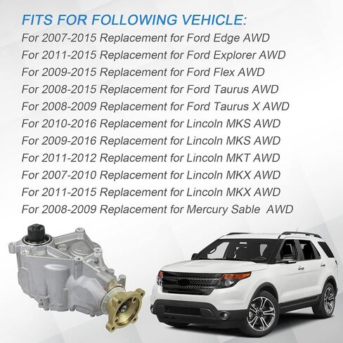 AWD Power Take Off Assembly PTO PTU Transfer Case Differential Unit Transfer Case Replacement For Ford Edge Explorer Flex Taurus Taurus X V6 Lincoln MKX MKS MKT 2007-2015 600-234 AT4Z-7251-G AT4Z7251A in Saudi Arabia