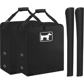 SIRUITON Dog Playpen Storage Bag, Fits 50" H 8 Panels and 9 Stakes，Suitable for Foldable Exercise Pet Playpen, Dog Fence Travel Bag, with Reinforcing Plate & Shoulder in Kuwait