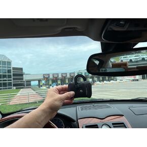 EZPass Holder - Plain Black Model in Saudi Arabia
