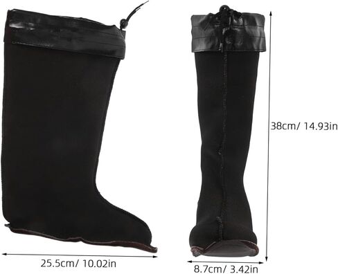 Lifkome 1pair بطانات القماش السميكة للرجال مريحة جوارب تمهيد المطر القابلة للفصل للبطانة الدافئة لملحق التغطية الموسعة للطقس البارد in Saudi Arabia