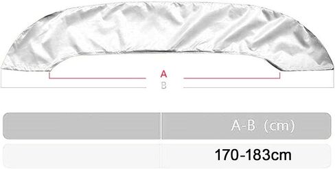 Bimini Top Boot Cover Replacement Cover, 600D Winter Snow Cover, Dustproof Outdoor Accessories, Boat Cover Waterproof Case, Bimini Storage Boot, 3BOW 79 to 90W in Saudi Arabia