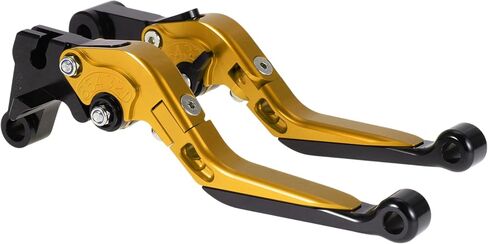Short Long Brake Clutch Levers for Yamaha YZF R1 15-22 Adjustable Motorcycle Handlebar Brake Lever Aluminum Alloy Titanium Handle Black End in Saudi Arabia