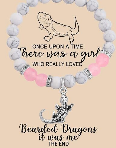 MAOFAED Bearded Dragon Gift Bearded Dragon Bracelet,Lizard Gift, Lizard Lover Gifts, Pet Lover Gifts, Pet Owner Present in Saudi Arabia
