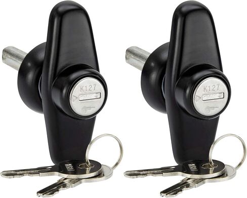 RecPro Truck Cap Lock T-500 Side Access Window Handle for LEER A.R.E. Bauer K127 Key | Tonneau Cap Cover Lock T-500 Handle for LEER Century Bauer K127 Cylinder Key (5 Pack) in Saudi Arabia
