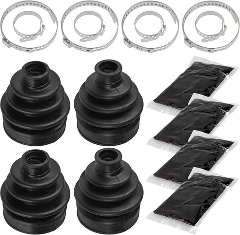 Caltric 2 Axle Axle Inner INNER CV Boot Kit متوافق مع Honda TRX420FE TRX420FM RANCHER 420 4x4 in Kuwait