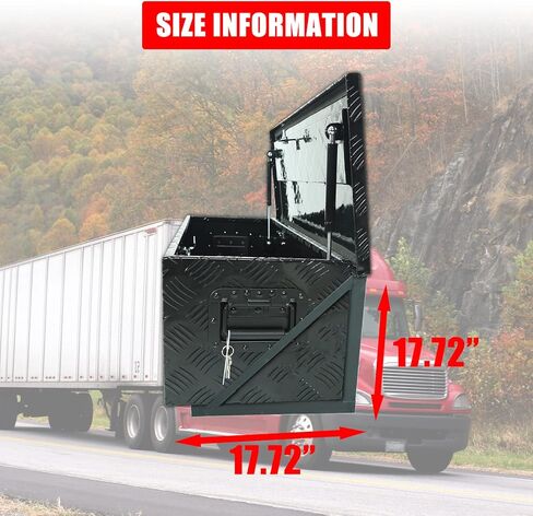 Underbody Truck Tool Box Mounting Brackets Kit, Welded Formed Steel Mounting Brackets with Screws Spacers and Sleeves Bolts for Underbody Truck Bed Tool Box, 17.7X 17.7 Inch, Set of 2 in Kuwait