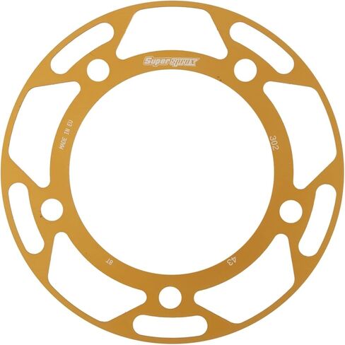 Replacement For Supersprox Edge Color Disc Gold 43T-RACD-302-43-GLD for Honda CBR600F3 95-96 in Saudi Arabia