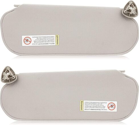 Sun Visor for Chevy Express & GMC Savana 1500 1999-2014 ، 2500 3500 4500 1999-2019 ، left driver side cream-grey replace 84054688 84054695 in Saudi Arabia