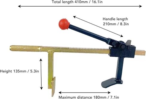 Yosoo Manual Tyre Changer أداة معدنية عالية القوة فعالة إطارات حبة الكسارة دراجة نارية in Kuwait