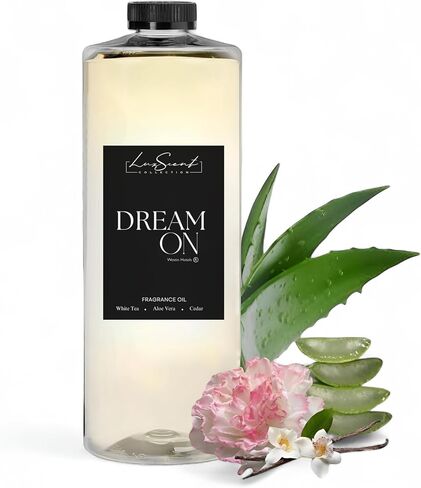 Dream On Aroma Diffuser Oil 1200ML - Waterless Essential Oil for diffusers - Luxury Hotel Inspired Fragrance - Aroma Oil for Aromatherapy - Fits in Any Diffuser (Dream On) in Saudi Arabia