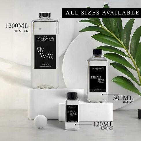 Dream On Aroma Diffuser Oil 1200ML - Waterless Essential Oil for diffusers - Luxury Hotel Inspired Fragrance - Aroma Oil for Aromatherapy - Fits in Any Diffuser (Dream On) in Saudi Arabia