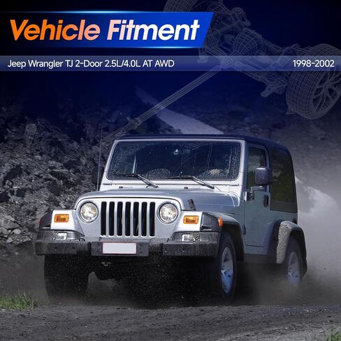 65-9315 تجميع عمود محرك الأقراص الأمامي [ناقل حركة أوتوماتيكي 4WD] FIT FORJEEP WRANGLER TJ 2-DOOR 1998-2002 2.5L/4.0L in Kuwait