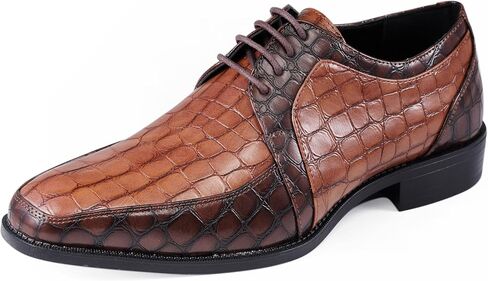 Amali Harvey Fashion Mens Dress Exotic Shoes Croco Lace up Oxford Formal Shoe for Men in Kuwait