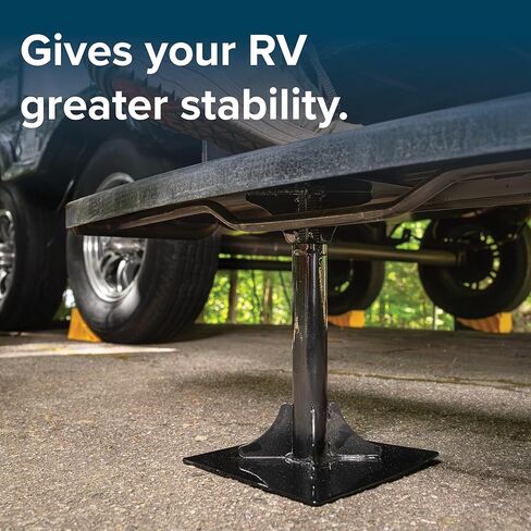 مثبت RV القابل للتعديل Camco ، 6 بوصات × 6 بوصات-يمنح RV استقرار أكبر تحت الأمام أو الخلفي (44531) in Saudi Arabia