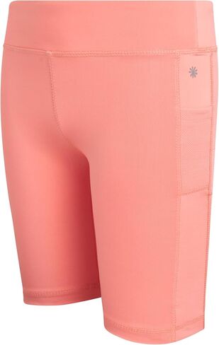 Girls Bike Shorts - 2 Pack Athletic Compression High Waisted Biker Shorts for Girls for Dance Yoga Gymnastics (7-16) in Kuwait