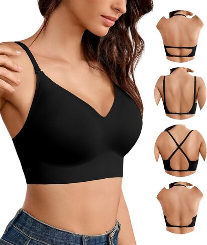 Backless Bra Low Back Bra - Backless Bras for Women Halter Bralette in Kuwait