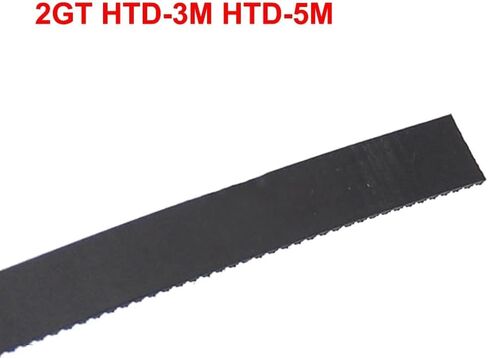 حزام طابعة Qinlu-3D 2GT/MXL/XL/HTD-3M/HTD-5M حزام توقيت مفتوح عرض حزام الأسود TPU عرض حزام متزامن 6/10/15/20/25 مم ، إكسسوارات الطابعة ثلاثية الأبعاد (20 MELTERS ، HTD 5M-15MM) in Kuwait