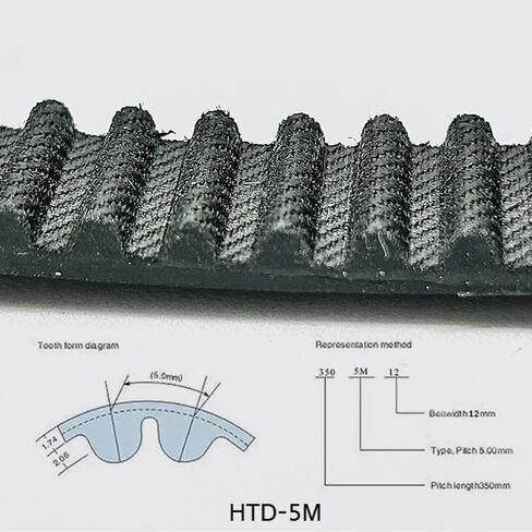 Qinlu-3D Printer Belt Timing Belt Length 645/650/655/660/665/670/675/680/685/690/695/700mm Width10/15/20/25/30mm HTD5M Closed Synchronous Belts, 3D Printer Accessories(795mm(139 Teeth),1PC_30MM) in Saudi Arabia