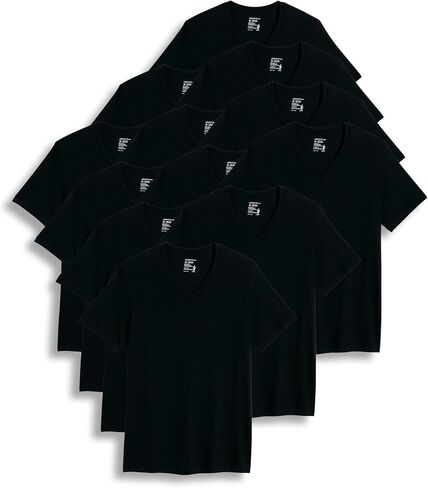 Jockey Men's Undershirt Big & Tall Classic V-Neck Undershirt - 12 Pack in Saudi Arabia