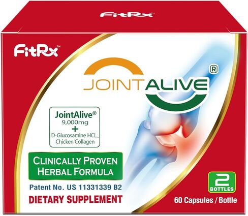 JointAlive Joint Support Supplement,Glucosamine & Collagen,Joint Relief Supplement, Enhanced Flexibility & Comfort - Promotes Joint Health in as Quickly as 7 Days,30 Servings in Kuwait
