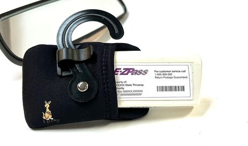 EZPass Holder - Plain Black Model in Saudi Arabia