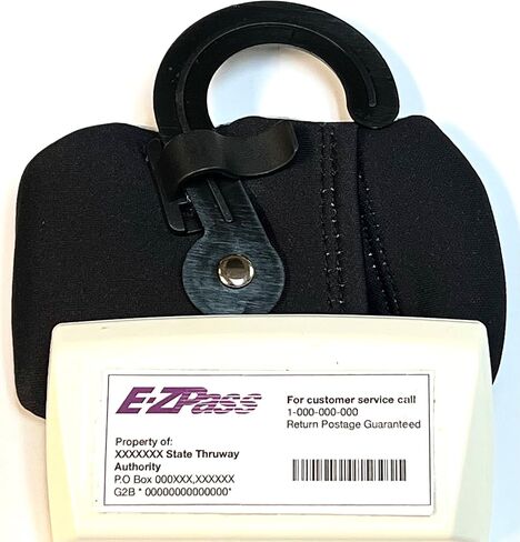EZPass Holder - Plain Black Model in Saudi Arabia