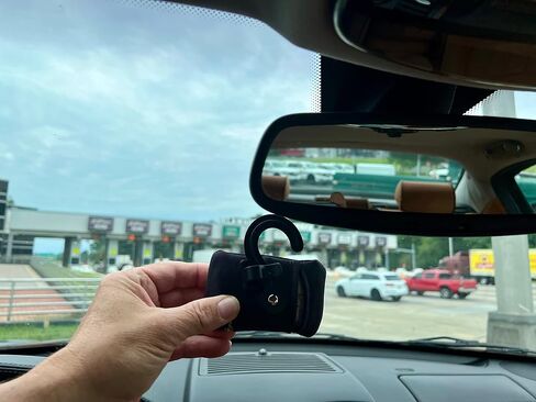 EZPass Holder - Plain Black Model in Saudi Arabia
