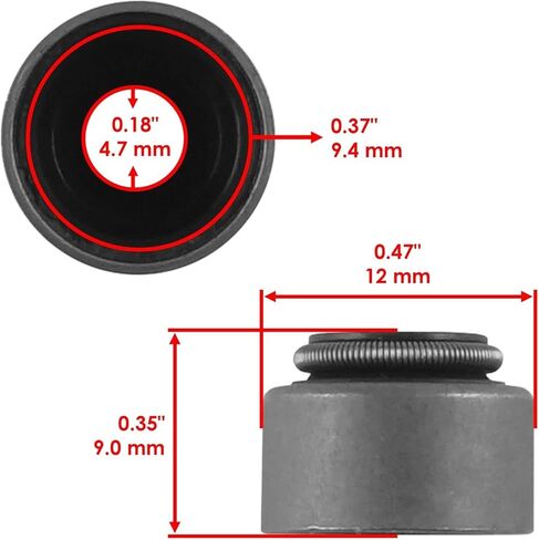 ATV UTV Parts For 4x Valve Stem Seal For Yamaha Grizzly 700 2007-2012 2019-2021 Model-VN51-ZT3122 in Saudi Arabia