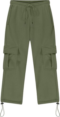 Boys Cargo Joggers Elastic Waist Casual Teens Boy Sweatpants Kids Workout Active Jogger Pants with Pockets 3-14 Years in Saudi Arabia