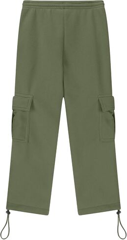 Boys Cargo Joggers Elastic Waist Casual Teens Boy Sweatpants Kids Workout Active Jogger Pants with Pockets 3-14 Years in Saudi Arabia