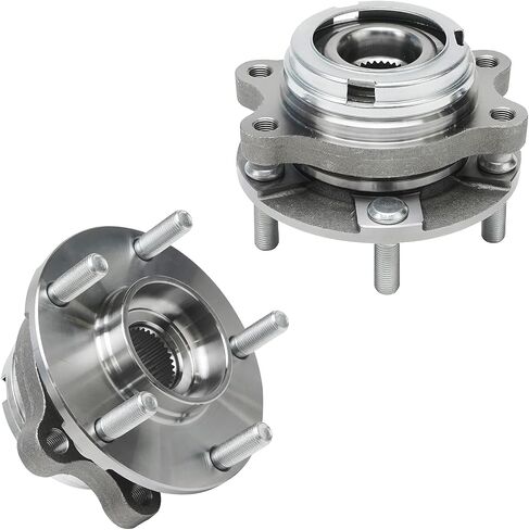 Detroit Axle - 2 Front Wheel Bearing Hubs for Nissan Altima Maxima Pathfinder Quest Murano Infiniti JX35 QX50 QX60, Wheel Bearing and Hub Assembly Replacement Pair Hubs in Saudi Arabia