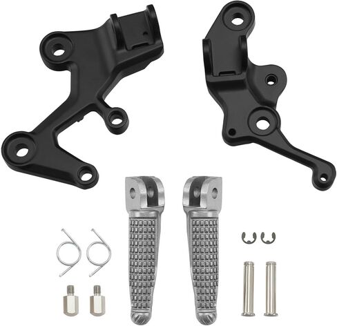 TCMT Driver Footpegs Pegs Bracket Fit For Kawasaki Ninja 400 2018-2024 Z400 2019-2043 Ninja 500 Z500 2024 in Saudi Arabia