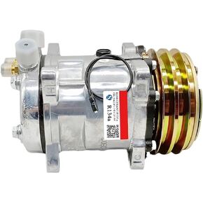 Air Conditioner AC Compressor Tractor Excavator Heavy Duty Truck 2 Groove V Blet Pulley，Compatible for Sanden 508 SD508 5h14 12V / 24V(12V R134a) in Saudi Arabia
