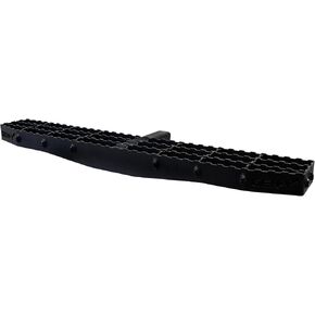GEN-Y Hitch Extra Wide Heavy-Duty Hitch Step with Serrated Boot Scraper for 2" Receiver - 600 LB Capacity - Black in Saudi Arabia