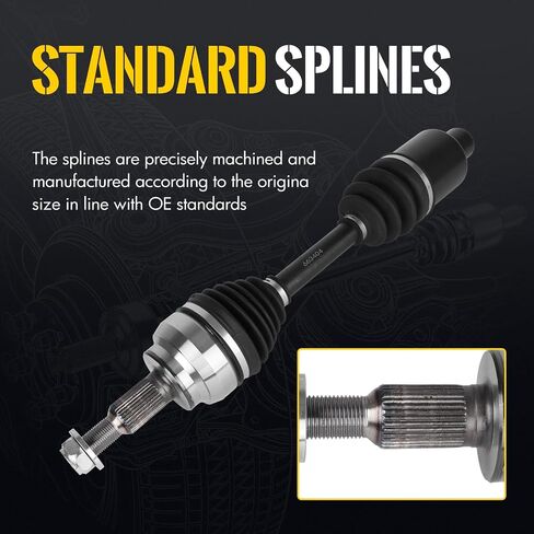 KUSATEC CV Axle Shaft Assembly Compatible with Dodge RAM 1500 2002-2010/ Ram 1500 2011, Front side, Replace# 66-3404 in Saudi Arabia
