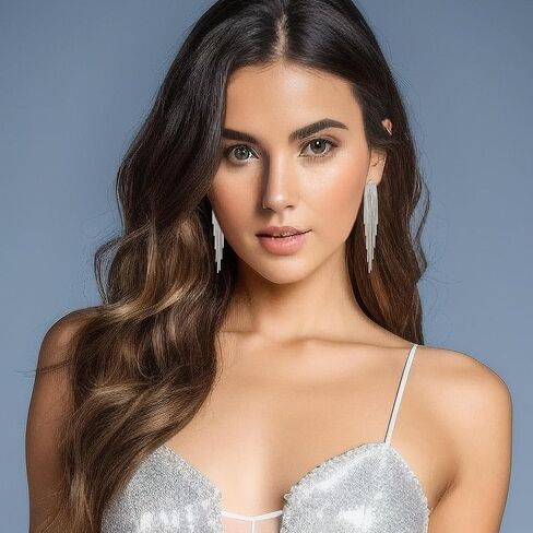 FANZE Clip on Earrings Women, Gold Silver Statement Earrings, Dangle Earrings for Women, Tassel Earrings for Women in Kuwait