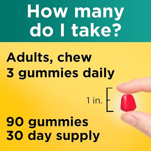 Nature Made Fiber 6 g, Dietary Supplement for Digestive Health Support, 90 Fiber Gummies, 30 Day Supply in Saudi Arabia