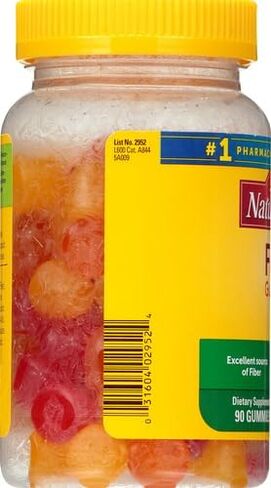 Nature Made Fiber 6 g, Dietary Supplement for Digestive Health Support, 90 Fiber Gummies, 30 Day Supply in Saudi Arabia