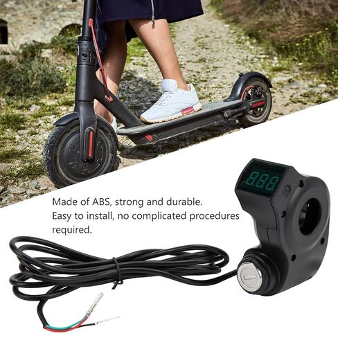 قفل التحكم في مقابض ABS البلاستيك ، 3pin plug button start lectral scooter switch lock ، start start lock مع مفتاحين لـ kugoo m4 10inch electric scooters in Saudi Arabia