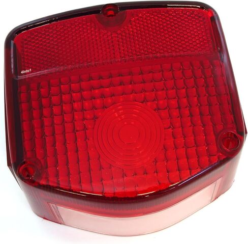 Tail Light Lens - 33702-329-671 - Fits Honda C70 CT70 CT90 CT110 CB125 CL125S CM185T CM200T CM400 red in Saudi Arabia