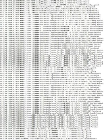 1996 Tahoe Engine Computer 16244210 "برمجة إلى VIN" ECU PCM ECM in Kuwait