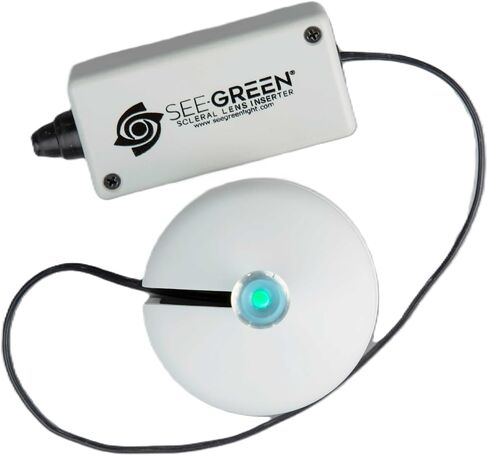See-Green® Only FDA Scleral Lens Aserter و Remover مع إرشادات الضوء-خالية من اليدين ، خالية من الفقاعات ، لتطبيق العدسة السهلة والدقيقة والصحية in Saudi Arabia
