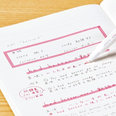 Kokuyo 2-Way Highlighter 5 Colors Set. Mark+ Gray Type Dual Way of Point Types, 5 Pack of Gold, Gray, Light Green, Navy, Red. Japan Import (PM-MT201-5S) in Saudi Arabia