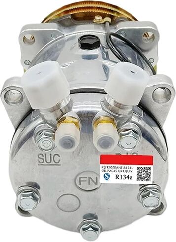 مكيف الهواء AC ضاغط Tractor Truck Duty Duty 2 Groove v Blet Pulley ， متوافق مع Sanden 508 SD508 5H14 12V / 24V (12V R134A) in Saudi Arabia