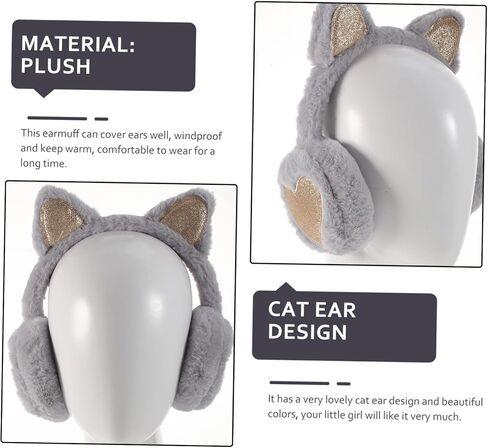 BESPORTBLE Cat Ears Earmuffs Earmuff for Ear Covers for Cold Weather Winter Ear Muffs for Men Ear Warming Warmer in Saudi Arabia