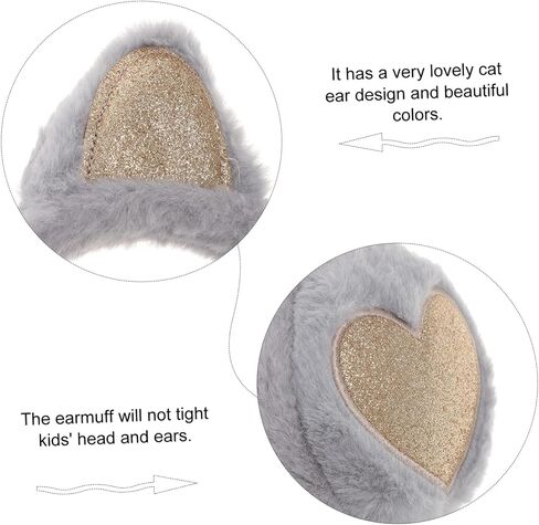 BESPORTBLE Cat Ears Earmuffs Earmuff for Ear Covers for Cold Weather Winter Ear Muffs for Men Ear Warming Warmer in Saudi Arabia