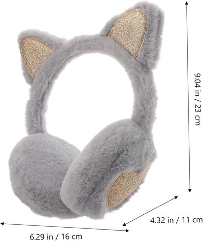 BESPORTBLE Cat Ears Earmuffs Earmuff for Ear Covers for Cold Weather Winter Ear Muffs for Men Ear Warming Warmer in Saudi Arabia