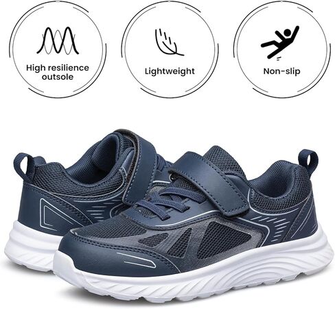 Raoendis Girls Boys Breathable Running Shoes Lightweight Kids Tennis Athletic Sport Sneakers for Toddler/Little/Big Kid in Kuwait