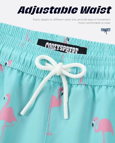 Boys Swim Trunks with Compression Liner 3T-16 Swimming Shorts Quick Dry Bathing Suit with Zipper Pockets in Saudi Arabia